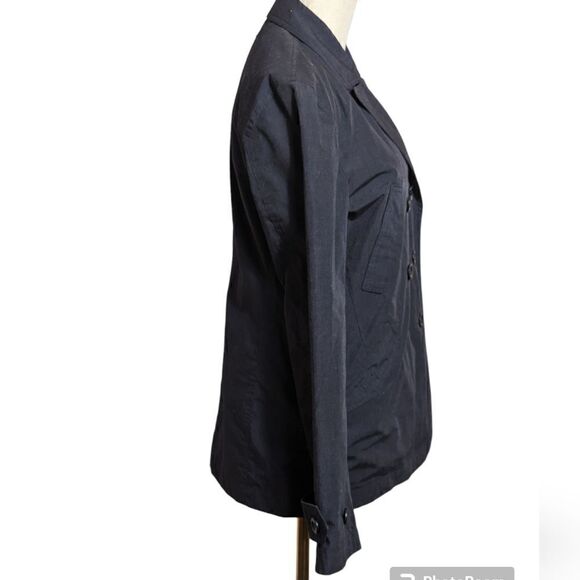 Armani Jeans Vintage Blue Gray Double Breasted Jacket - Picture 5 of 9